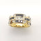 Bague Bague en or sertie de saphirs et diamants 58 Facettes