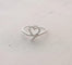 Bague 53 Bague Cœur en Or blanc & Diamants 58 Facettes AB 1067