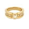 Bague 53 Bague type solitaire en or jaune et diamants 58 Facettes AUX1402