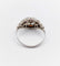 Bague Art Déco or blanc, diamant et monture géométrique 58 Facettes A05884