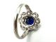 Bague 50 Bague Belle Époque platine, saphir et diamants 58 Facettes