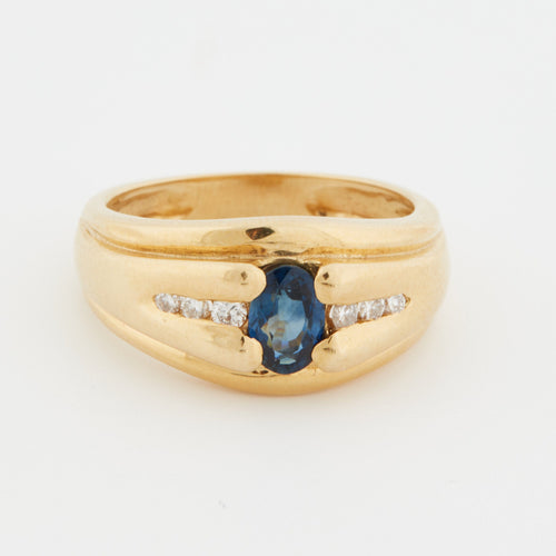 Bague 51 Bague Or Jaune - Saphir et Diamants 58 Facettes RÉF 3037/18