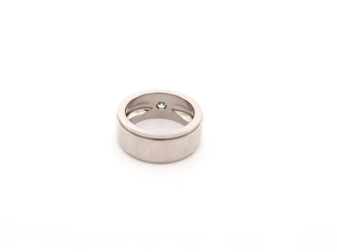 Bague 50 bague CARTIER fortune 1 diamant solitaire 0.17ct t50 en or blanc 18k 12.4gr 58 Facettes 265455
