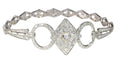 Collier Glamour des Années folles : Collier et coiffe vintage Art déco en diamants pour chien 58 Facettes 23023-0064