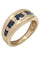 Bague 51 Bague moderne saphirs et diamants 58 Facettes 086051