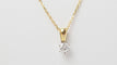 Collier 44cm Collier solitaire en or jaune et diamant 58 Facettes 31767