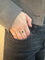 Bague 59.5 Bague en or jaune avec quartz fumé à facettes rondes 58 Facettes 2501021