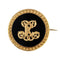 Broche Broche ancienne or et pâte de verre 58 Facettes 15-457