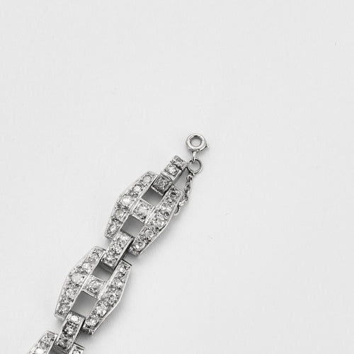 Montre Montre Art Déco Diamants 58 Facettes