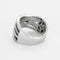 Bague 55 Bague or blanc diamants 58 Facettes RL05