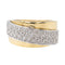 Bague 54 Bague Or jaune, Or blanc Diamant 58 Facettes 3308123CN