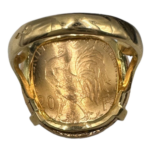 Bague 58 Bague pièce 20 francs Marianne 58 Facettes