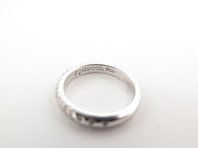bague CHANEL alliance or blanc 18k 3.4gr et diamants 2.65ct