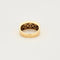 Bague 57 Bague jonc or jaune et diamants 58 Facettes GU252-1