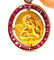 Pendentif Médaille ange en or jaune, datée 1927 58 Facettes AB471