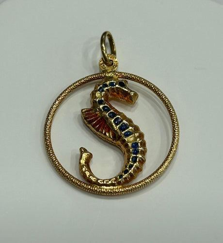 Pendentif Pendentif Hippocampe 58 Facettes LP162