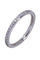 Bague 53 Bague alliance or blanc diamants 58 Facettes 093331