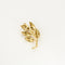Broche Broche en or jaune et perle blanche 58 Facettes COL31414
