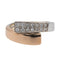 Bague 52 Bague Or blanc, Or rose Diamant 58 Facettes 2729081CN