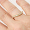 Bague ALLIANCE DIAMANTS VAGUE EN OR JAUNE 18K 58 Facettes 0