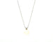 Collier Collier en or blanc avec perle et diamant 58 Facettes 13260