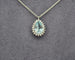 Collier Collier avec topazes et diamants 58 Facettes 10444