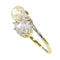 Bague 49 Bague vintage Belle Époque en diamant et perle 58 Facettes 21208-0556