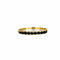 Bague 56 Bague en or jaune avec saphirs bleu foncé 58 Facettes 2505017