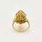Bague 58 Bague Marquise or jaune, diamants et émeraudes 58 Facettes GU163