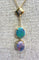 Collier Collier maille figaro en or jaune , diamants  et opales d’Australie 58 Facettes