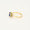 Bague 56.5 Bague or jaune, saphir et diamants 58 Facettes SMA0109
