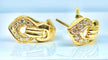 Boucles d'oreilles Paire de boucles d’oreilles en or jaune 18 carats et diamants 58 Facettes AB458