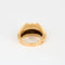Bague 55 Bague Tank or jaune et diamants 58 Facettes 240815