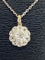 Pendentif Pendentif fleur en diamants 58 Facettes AB116