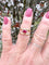 Bague 57.5 Bague Rubis en solitaire Or Jaune 18 K 58 Facettes AA 1642