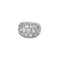 Bague 48 Bague dôme en or blanc et diamants 58 Facettes MAN1695