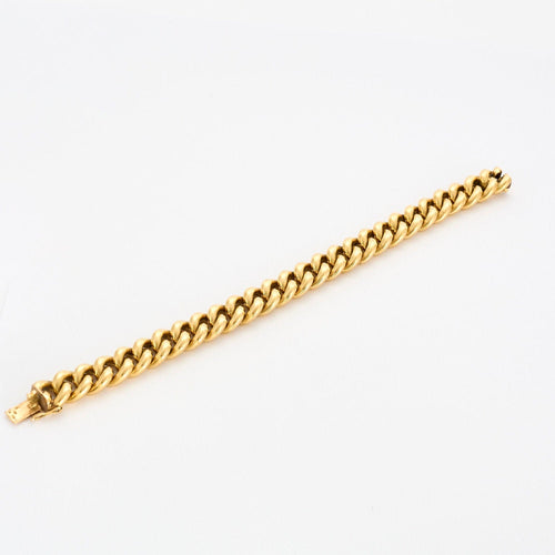 Bracelet BRACELET GOURMETTE MAILLES RONDES OR 58 Facettes 34200351