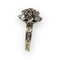 Bague 53 Bague marguerite en or blanc 750 avec pierres blanches serties 58 Facettes 149065085