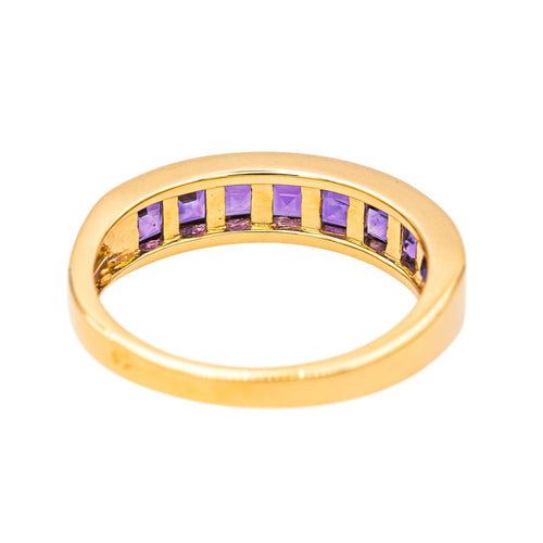 Bague 54 Bague  Or jaune Améthyste 58 Facettes 4166994RV