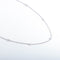 Collier COLLIER A CHAINE OR GRIS 8 DIAMANTS 58 Facettes