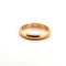Bague 61 Alliance Cartier en or jaune demi-jonc 58 Facettes