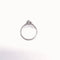 Bague 55 Bague or blanc diamant poire 58 Facettes Bag-DV.28.BELLO