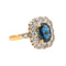 Bague 53 Bague Pompadour Or rose, Or blanc Saphir, Diamant 58 Facettes 4137639CN