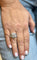 Bague 57 Bague infini en or blanc et diamants 58 Facettes