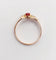 Bague 51.5 Bague antique or rose, rubis synthétiques et perles 58 Facettes A05426