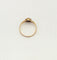 Bague 56.5 Ancienne bague fleur or jaune sertie de rubis et perle 58 Facettes