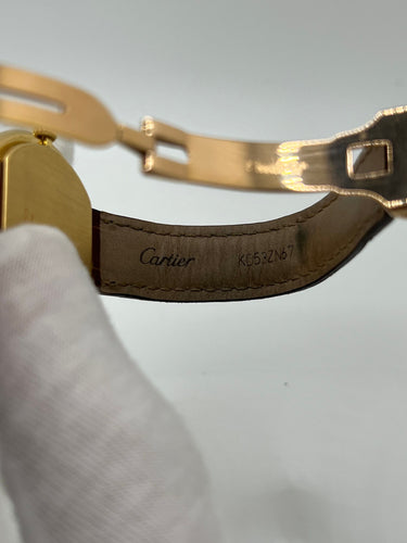 Montre Cartier Ellipse Grand Modèle 58 Facettes