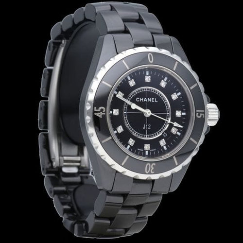 Montre Montre Chanel J 12 Diamants 33 mm Quartz 58 Facettes MT42775