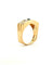 Bague 54 Bague vintage en or 18 carats diamants 8/8 et saphir 58 Facettes
