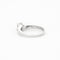 Bague 53 Bague solitaire en or gris ornée de diamants 58 Facettes GS6